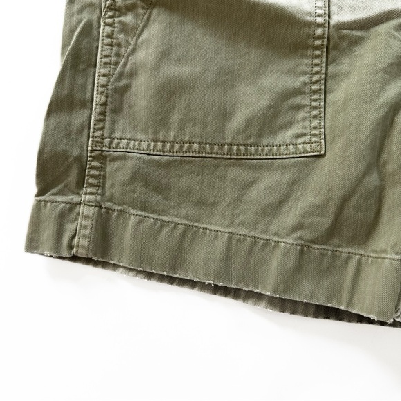 RRL Double Ralph Lauren Polo Green Herringbone Twill Military Shorts Mens 29 - Picture 5 of 12